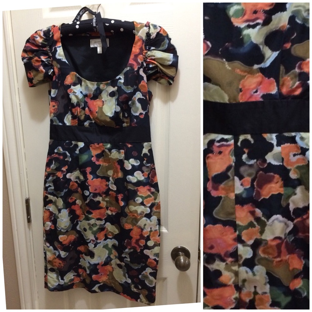 Moulinette Soeurs black floral Pittore dress